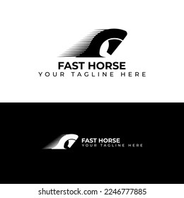 Fast Horse logo vector illustration