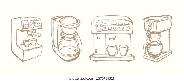 Fast hot drop pot set stand white paper backdrop. Outline black ink pen hand drawn old retro tasty flavor fresh whip meal logo pictogram emblem  print art modern doodle style cartoon text space design