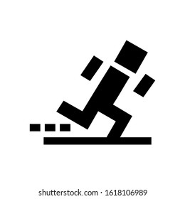 fast icon isolated sign symbol vector illustration - high quality black style vector icons
