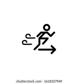 fast icon isolated sign symbol vector illustration - high quality black style vector icons

