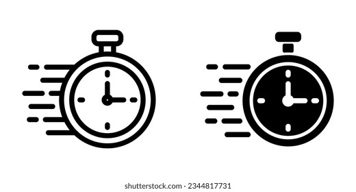 Fast icon. sign for mobile concept and web design. vector illustration