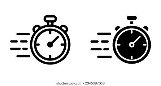 Icono rápido. inicio de sesión para concepto móvil y diseño web. ilustración vectorial