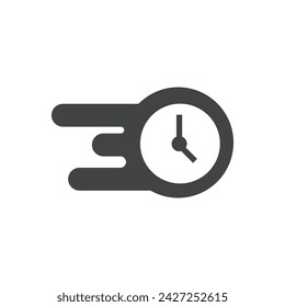 diseño de logotipo de ilustración vectorial de icono rápido