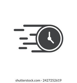 diseño de logotipo de ilustración vectorial de icono rápido