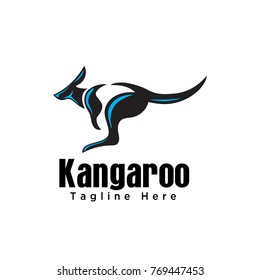 fast jump kangaroo logo
