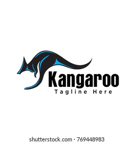fast jump kangaroo logo