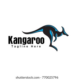 fast jump kangaroo logo