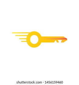 fast key icon logo design