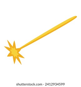 Icono de disparo láser rápido vector isométrico. Modelo Zap. arma de Phaser