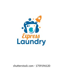 Fast Laundry And Dry Cleaning With Delivery Logo