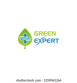 Fast Leaf technology logo - Vector
