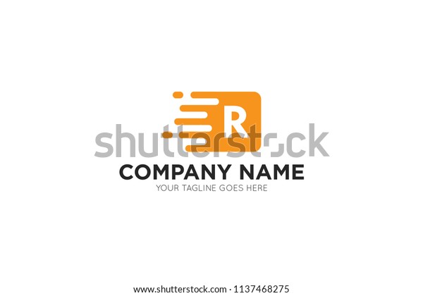 Fast Letter R Logo Icon Symbol Stock Vector (Royalty Free) 1137468275 ...