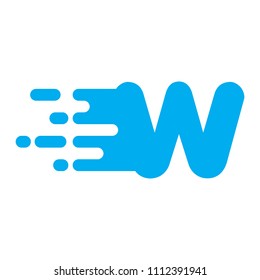 FAST LETTER W LOGO