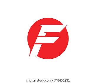 Fast Line F Letter Logos Stock Vector (Royalty Free) 748456231 ...