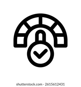 fast line icon. Clean and minimalist vector icon for websites, mobile apps, presentations, and logos. Fully scalable and customizable for any project.