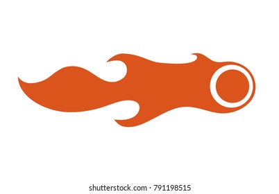 fast line red fire flare flame star shoot idea design concept template idea concept