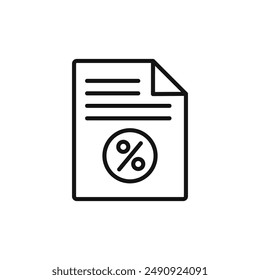 Esquema rápido del Vector del signo del logotipo del préstamo
