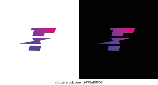 The Fast logo design is modern and unique