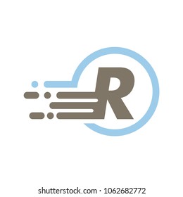 Fast Logo Initial R