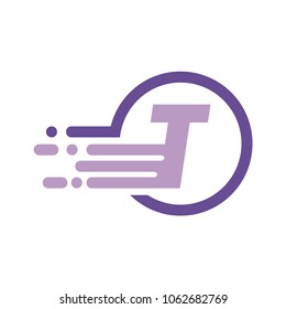 Fast Logo Initial T