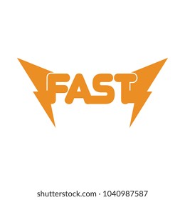 Fast logo letter