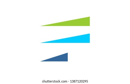 Fast Logo Letter F vector