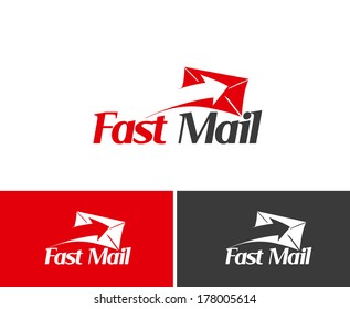 Fast Mail icon Template 