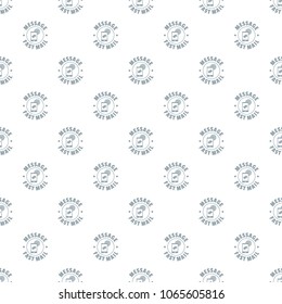 Fast mail pattern vector seamless repeat for any web design
