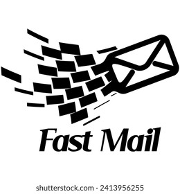Logo-Design für schnelle Mail