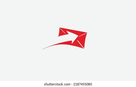 Fast Mail travel vector logo design
