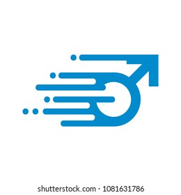 Fast Man Logo Icon Design