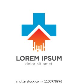 Fast Medic Logo Template Design Vector 