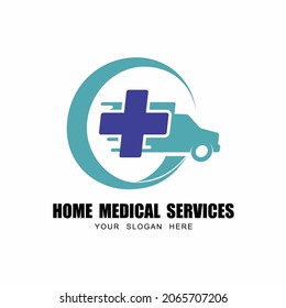 Fast Medical Services Logo. Suitable For Any Medical Services Or Delivery. Flat Vector Making Easy For Any Equipment Marketing Logo