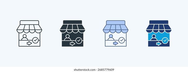 Fast Merchant Onboarding Multiple Style Icon Collection
