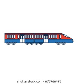 fast modern high speed train public transport of passengers