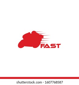fast and motorcycle illustration design