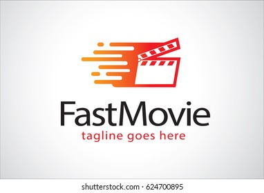 Fast Movie Logo Template Design
