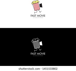 Fast Movie Logo in Vector