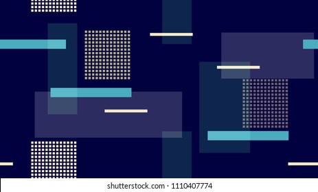 Fast Moving Night City, Speed Lines, Neon IT, Hi Tech Vector Background. Neon Internet Technology Connection Geometric Design. Night Lights, Moving Car Lights, Space, Neon IT Hi Tech Background.