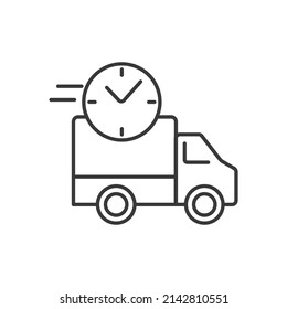 Fast moving shipping icons  symbol vector elements for infographic web