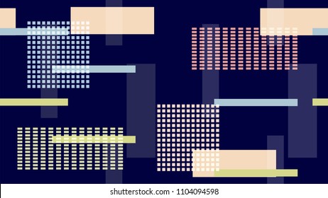 Fast Moving Street Lights, Speed Lines, Neon IT, Hi Tech Vector Background. Internet Technology Connection Geometric Line Design. Night Lights, Moving Car Lights, Neon IT Futuristic Hi Tech Background