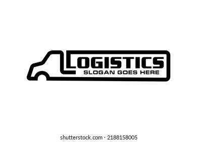 Fast Moving Truck Logo Design Vector