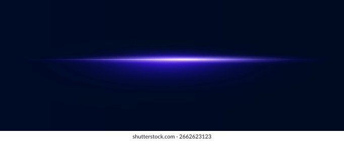 Rápido haz de neón con luz de movimiento abstracto