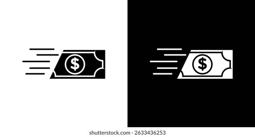 Conceito de ícone de pagamento rápido, ilustração de vetor