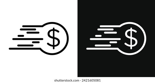Juego de iconos de pago rápido. Ilustración vectorial
