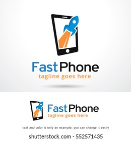 Fast Phone Logo Template Design Vector / Icon Design