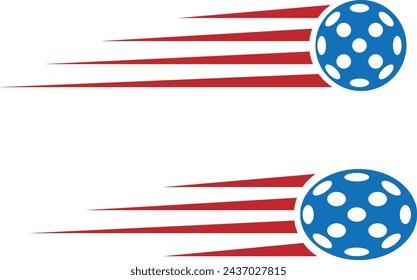 fast pickle ball asset vector