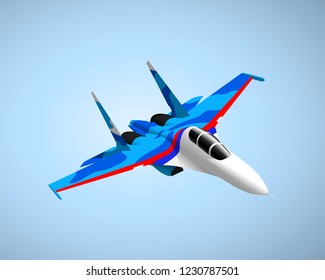 fast plane flying