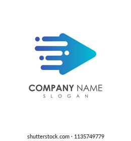 Fast Play Logo Design Template