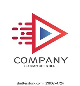 Fast Play Media Logo Vector